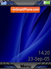 Blue Wave Shake It+Mmedia theme screenshot
