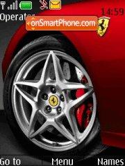 Скриншот темы Ferrari Wheel 01