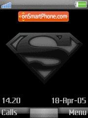 Superman Logo+Mmedia tema screenshot