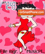 Betty Boop 1 tema screenshot