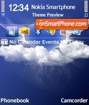 Love Blue 01 Theme-Screenshot