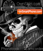Mafia skull theme screenshot