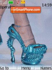 Blue Shoes tema screenshot