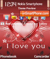 I love you 24 theme screenshot