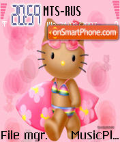 Hello Kitty 1 theme screenshot