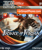Скриншот темы Prince Of Persia 09