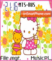 Hello Kitty 7 theme screenshot