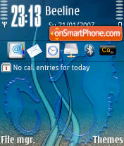 Sea Horses 73 Theme-Screenshot