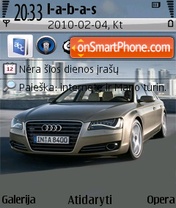 2011 Audi A8 tema screenshot