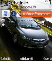 Скриншот темы 2009 Honda Civic Sedan