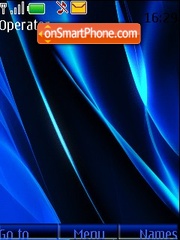 Blue Animated tema screenshot