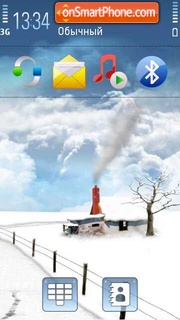 Dream snow es el tema de pantalla