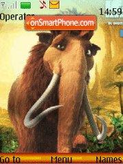 Ice Age Mammals tema screenshot