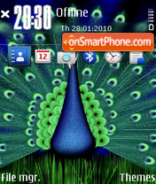 Peacock 02 tema screenshot