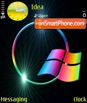 Glowing Window tema screenshot