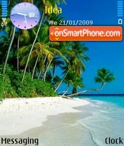 Beautiful Beach tema screenshot