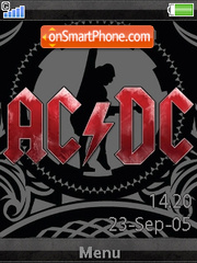 AC-DC Black Ice Shake It+Mmedia tema screenshot