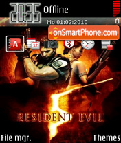 Скриншот темы Resident Evil 07