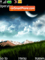 Clouds tema screenshot