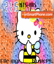 Hello Kitty 6 tema screenshot