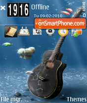 Скриншот темы Guitar 06