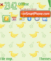 Capture d'écran Banana fp1 thème