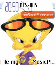 Tweety 13 es el tema de pantalla