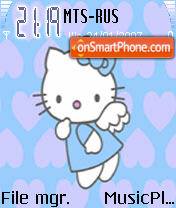 Hello Kitty 9 theme screenshot