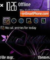 Night P 01 theme screenshot