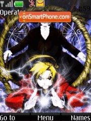 Скриншот темы Full Metal Alchemist