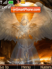 Fire angel tema screenshot