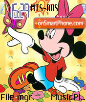 Скриншот темы Minnie Mouse 1