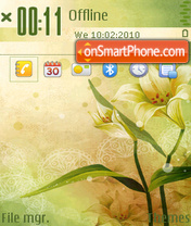 Flower of Spring theme screenshot