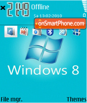 Win-8 tema screenshot