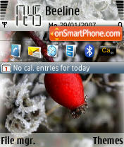 Rose Hip tema screenshot