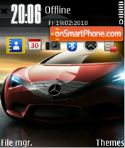 Capture d'écran Benz V2 thème