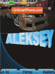 Capture d'écran Aleksey Name thème