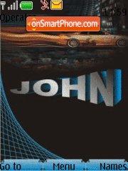 John Name theme screenshot