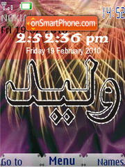 Waleed Name theme screenshot