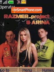 Скриншот темы Arina razmer project