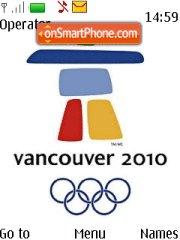 Capture d'écran Vancouver Olympic 2010 thème