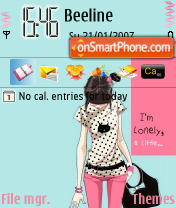 I'm Lonely theme screenshot