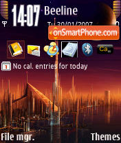 Dawn tema screenshot