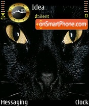 Capture d'écran Black Cat thème