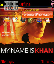 Скриншот темы My Name Is Khan S60