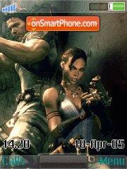 Скриншот темы Resident Evil 5