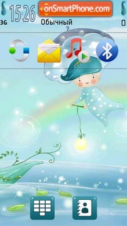 Flying Cute es el tema de pantalla