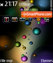 Bouncing 01 tema screenshot