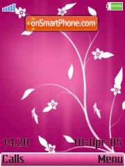 Flower Abstract tema screenshot