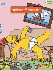 Homer Simpson es el tema de pantalla